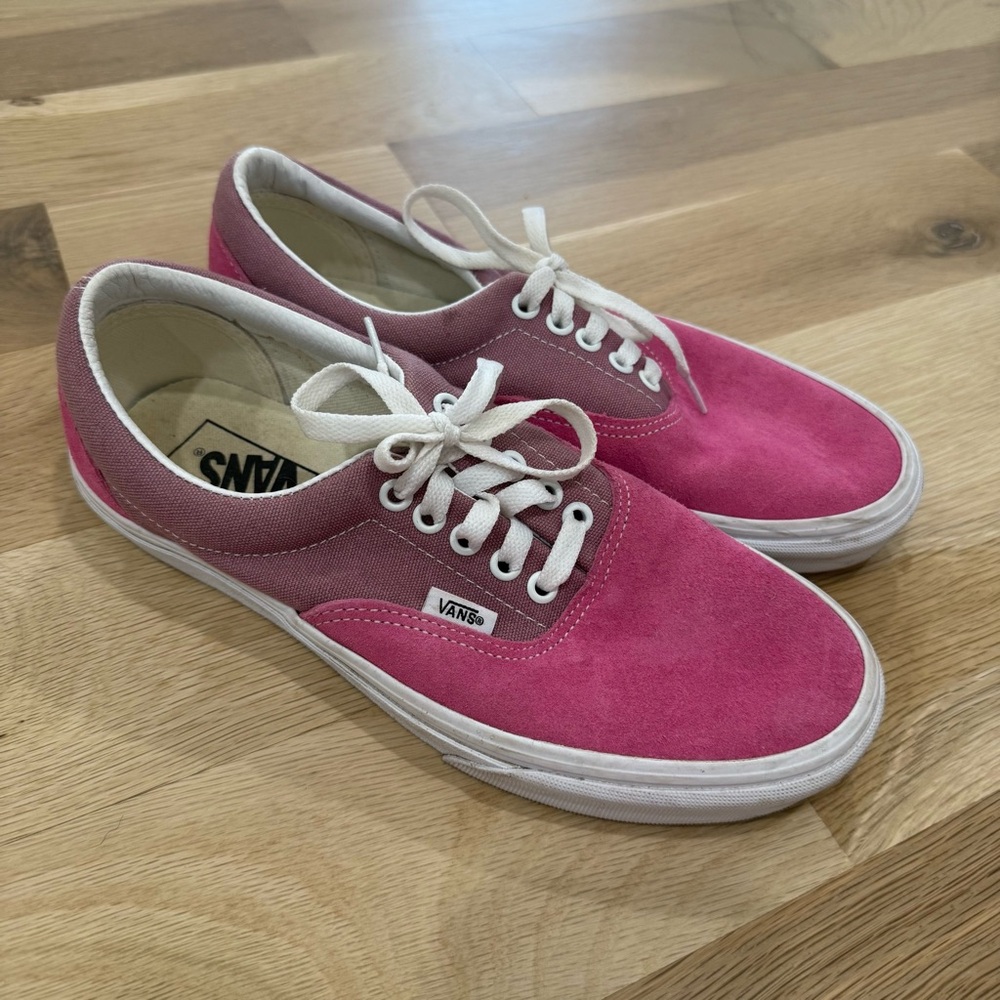 Vans Two-Tone Pink Low-Top Sneakers Women’s size 9